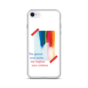 iPhone 7/8 Rainbow iPhone Case White by Design Express