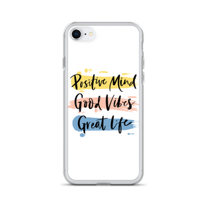 iPhone 7/8 Positive Mind, Good Vibes, Great Life iPhone Case by Design Express