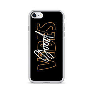 iPhone 7/8 Good Vibes Typo iPhone Case by Design Express