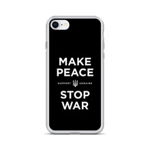 iPhone 7/8 Make Peace Stop War (Support Ukraine) Black iPhone Case by Design Express