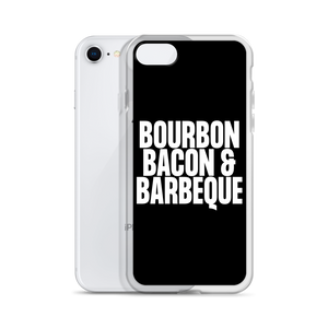 Bourbon Bacon & Barbeque (Funny) iPhone Case