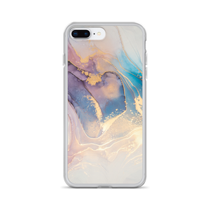 iPhone 7 Plus/8 Plus Soft Marble Liquid ink Art Full Print iPhone Case by Design Express