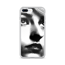 iPhone 7 Plus/8 Plus Face Art Black & White iPhone Case by Design Express