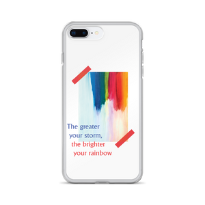 iPhone 7 Plus/8 Plus Rainbow iPhone Case White by Design Express