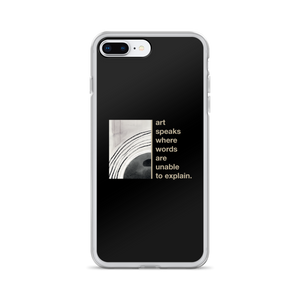 iPhone 7 Plus/8 Plus Art speaks where words are unable to explain iPhone Case by Design Express