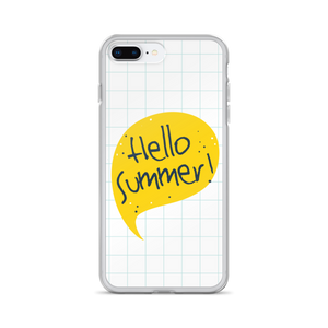 iPhone 7 Plus/8 Plus Hello Summer Yellow iPhone Case by Design Express