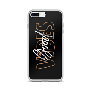 iPhone 7 Plus/8 Plus Good Vibes Typo iPhone Case by Design Express