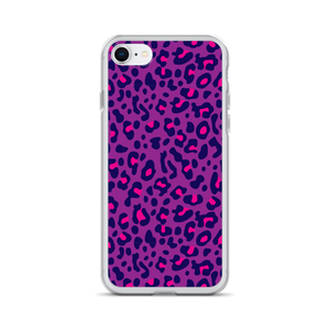 iPhone SE Purple Leopard Print iPhone Case by Design Express