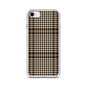 iPhone SE Herringbone Glen Plaid Pattern iPhone Case by Design Express