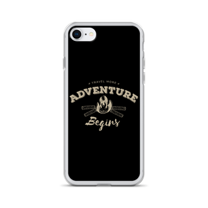 iPhone SE Travel More Adventure Begins iPhone Case by Design Express