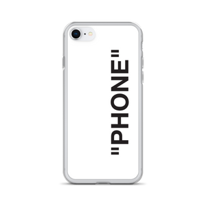 iPhone SE "PRODUCT" Series "PHONE" iPhone Case White by Design Express