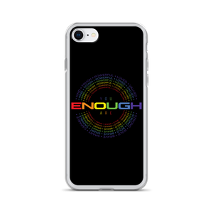 You Are Enough (Colorful) Clear Case for iPhone®