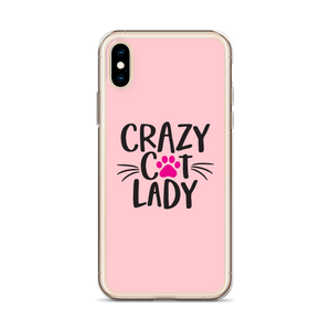 Crazy Cat Lady (Cat Lover) Funny iPhone Case by Design Express