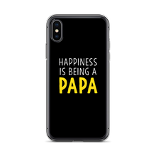 iPhone X/XS Happiness is Being a Papa (Funny) iPhone Case by Design Express