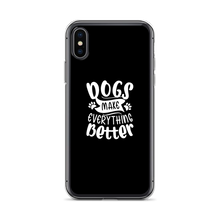iPhone X/XS Dogs Make Everything Better (Dog lover) Funny iPhone Case by Design Express