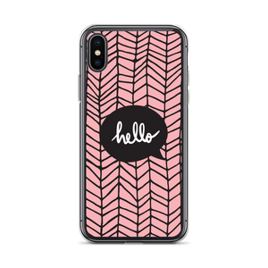 iPhone X/XS Hello iPhone Case by Design Express