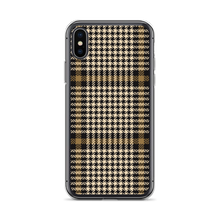 iPhone X/XS Herringbone Glen Plaid Pattern iPhone Case by Design Express