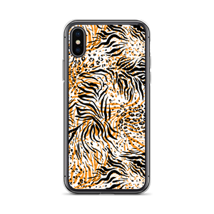 iPhone X/XS Tiger Seamless Pattern iPhone Case by Design Express