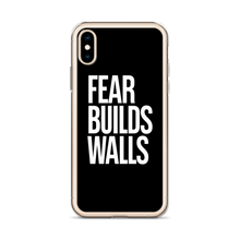 Fear Builds Walls (motivation) iPhone Case by Design Express