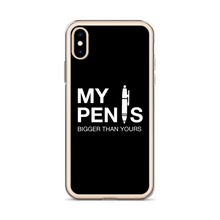 My pen is bigger than yours (Funny) iPhone Case by Design Express