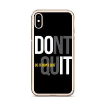 Do It, Don't Quit (Motivation) iPhone Case by Design Express