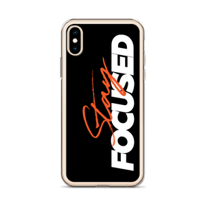 Stay Focused (Motivation) iPhone Case by Design Express