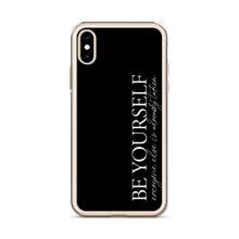 Be Yourself Quotes iPhone Case by Design Express