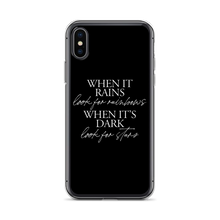 iPhone X/XS When it rains, look for rainbows (Quotes) iPhone Case by Design Express