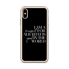 I'm a magnet for all that is good in the world (motivation) iPhone Case by Design Express