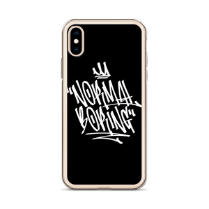 Normal is Boring Graffiti (motivation) iPhone Case by Design Express