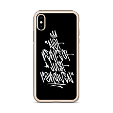 Not Perfect Just Forgiven Graffiti (motivation) iPhone Case by Design Express