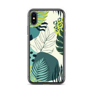 iPhone X/XS Fresh Tropical Leaf Pattern iPhone Case by Design Express