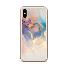 Soft Marble Liquid ink Art Full Print iPhone Case by Design Express