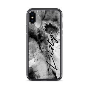 iPhone X/XS Dirty Abstract Ink Art iPhone Case by Design Express