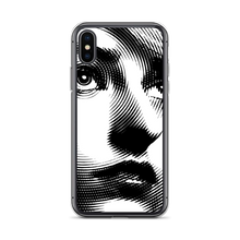 iPhone X/XS Face Art Black & White iPhone Case by Design Express