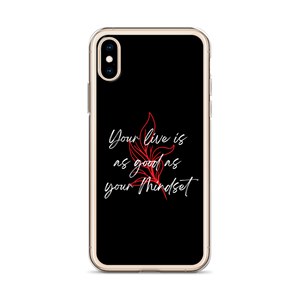 Your life is as good as your mindset iPhone Case by Design Express