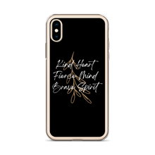 Kind Heart, Fierce Mind, Brave Spirit iPhone Case by Design Express