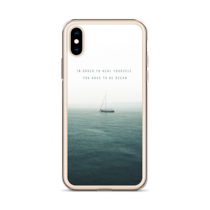 In order to heal yourself, you have to be ocean iPhone Case by Design Express