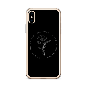 Be the change that you wish to see in the world iPhone Case by Design Express