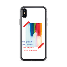 iPhone X/XS Rainbow iPhone Case White by Design Express