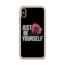 Just Be Yourself iPhone Case by Design Express