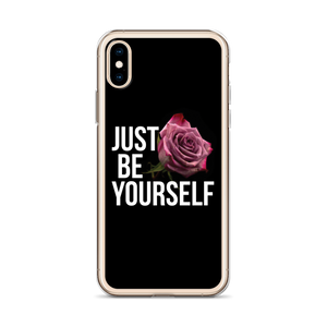 Just Be Yourself iPhone Case by Design Express