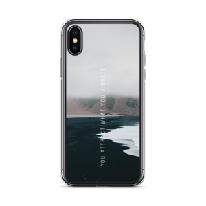 iPhone X/XS You attract what you vibrate iPhone Case by Design Express