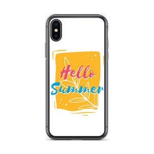 iPhone X/XS Hello Summer iPhone Case by Design Express