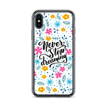 iPhone X/XS Never Stop Dreaming iPhone Case by Design Express