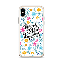 Never Stop Dreaming iPhone Case by Design Express