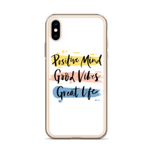 Positive Mind, Good Vibes, Great Life iPhone Case by Design Express