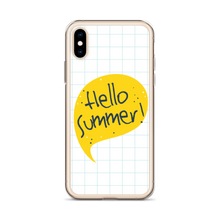 Hello Summer Yellow iPhone Case by Design Express