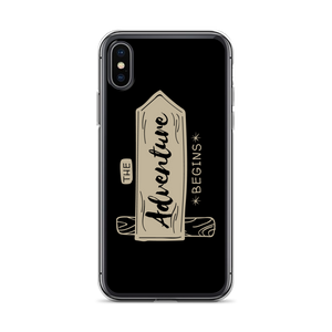 iPhone X/XS the Adventure Begin iPhone Case by Design Express