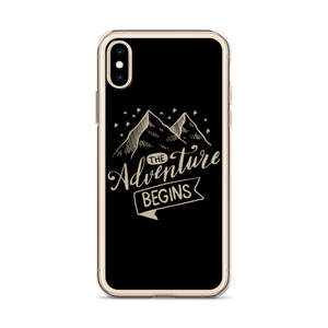 The Adventure Begins iPhone Case by Design Express